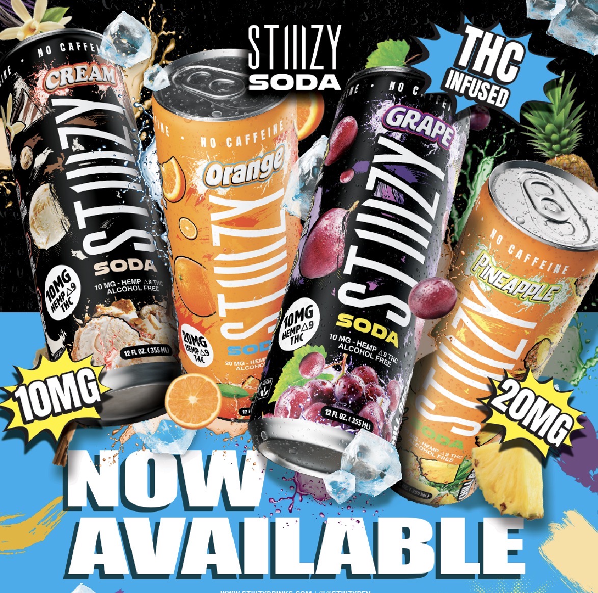 STIIIZY soda lineup