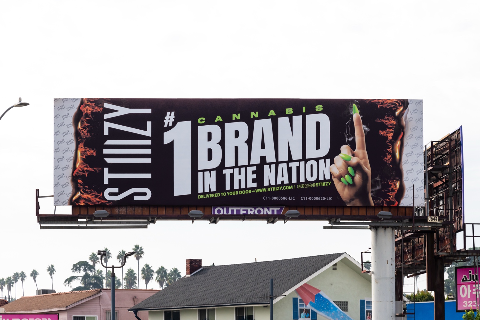Produced STIIIZY number one cannabis brand billboard in Los Angeles