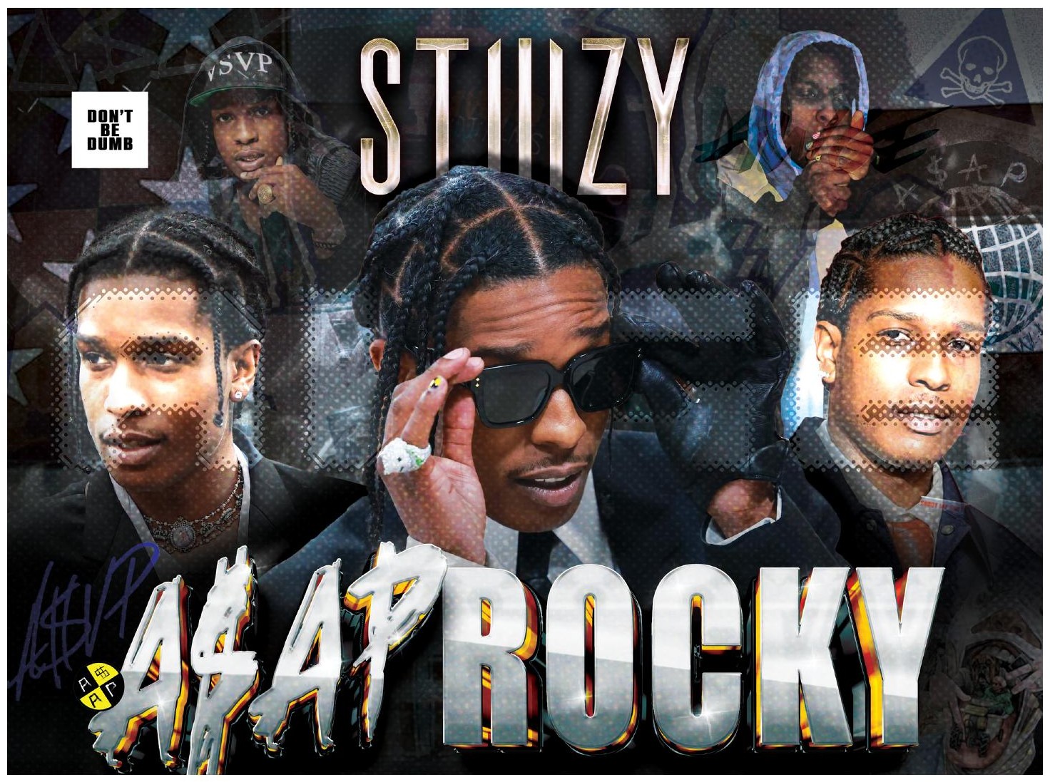 Rolling Loud celebrity box art — A$AP ROCKY