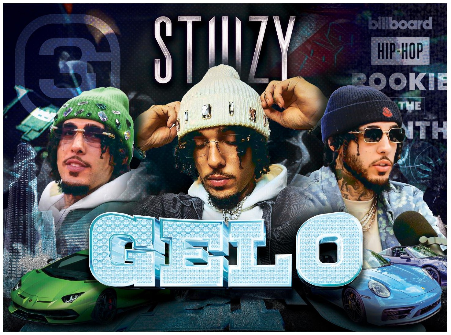 Rolling Loud celebrity box art — GELO