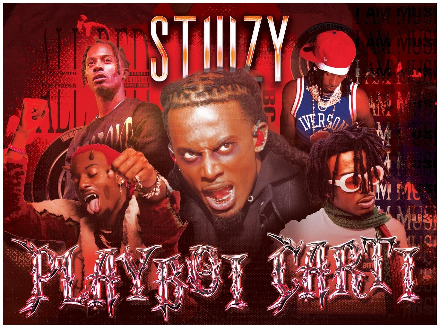 Rolling Loud celebrity box art — PLAYBOI CARTI