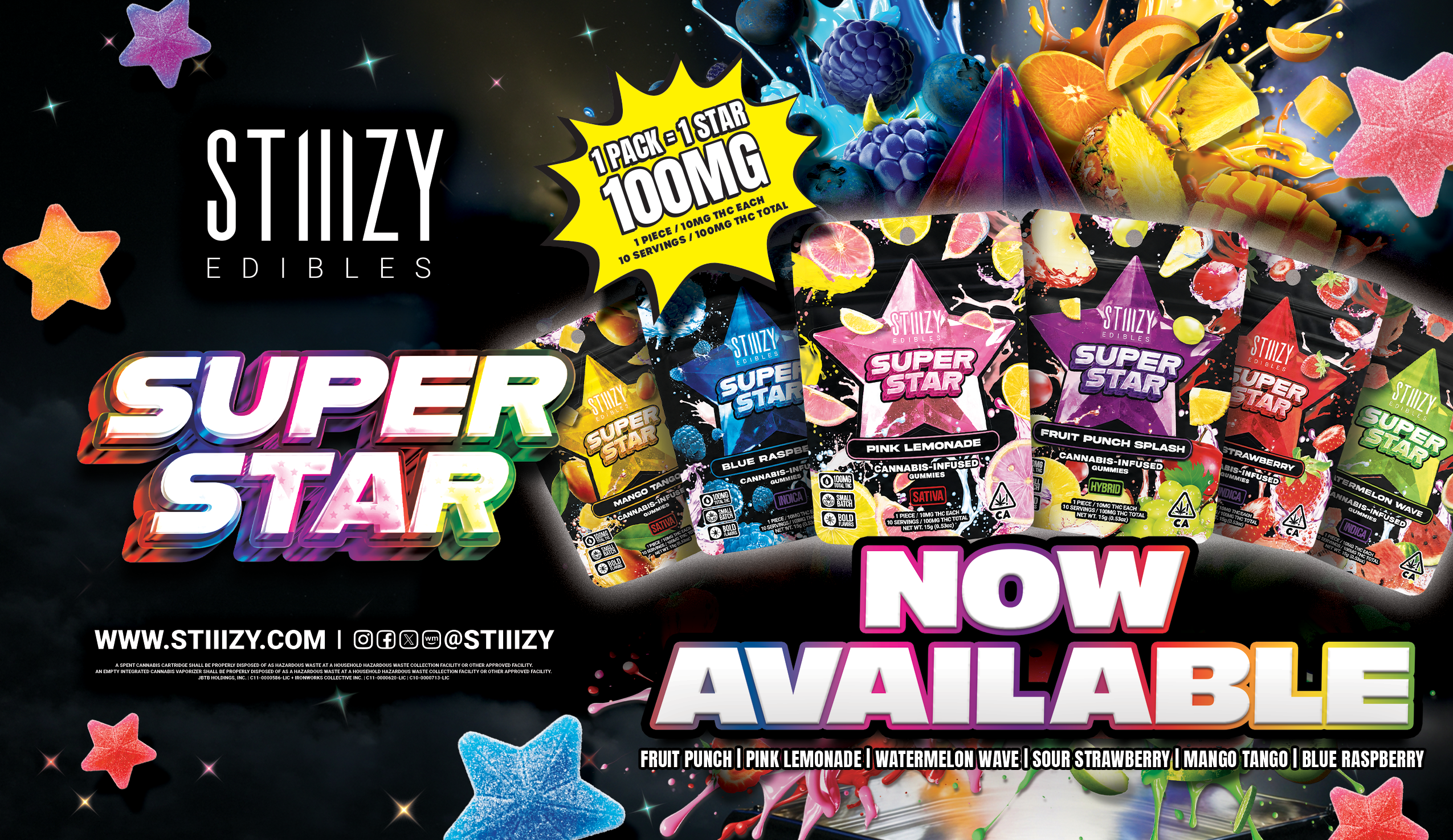 Super Star six-flavor Now Available campaign