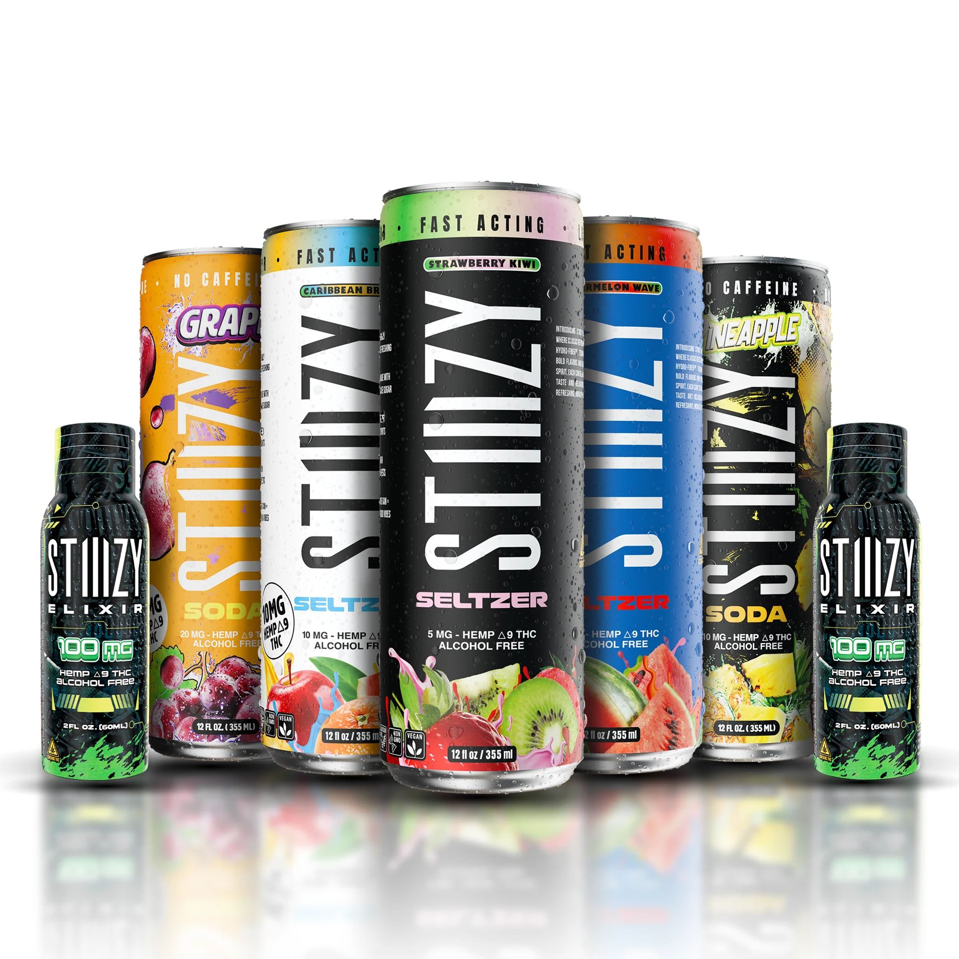 Full STIIIZY Drinks assortment