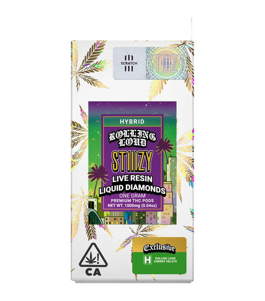 2025 Rolling Loud Loud Cherry Gelato Live resin liquid diamonds pod